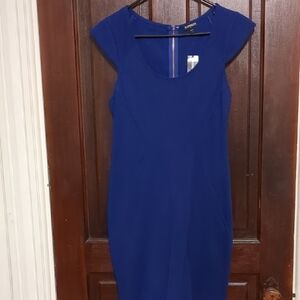 Express Cobalt Blue Mini Dress